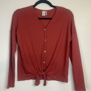 Anthropologie Paper Crane Thermal Knit Top